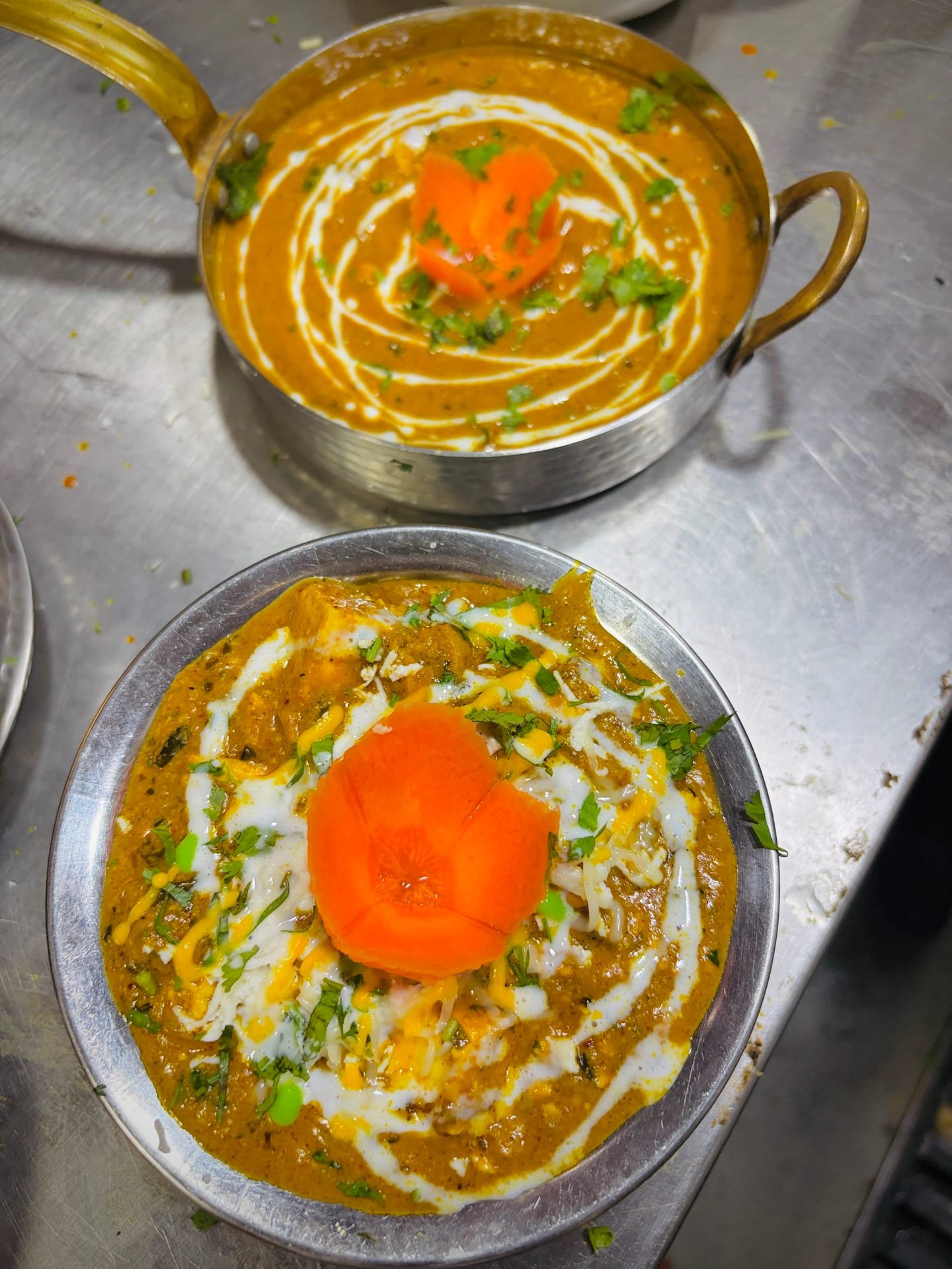 Veg Kadai as plated in the Krushnaleela White House kitchen